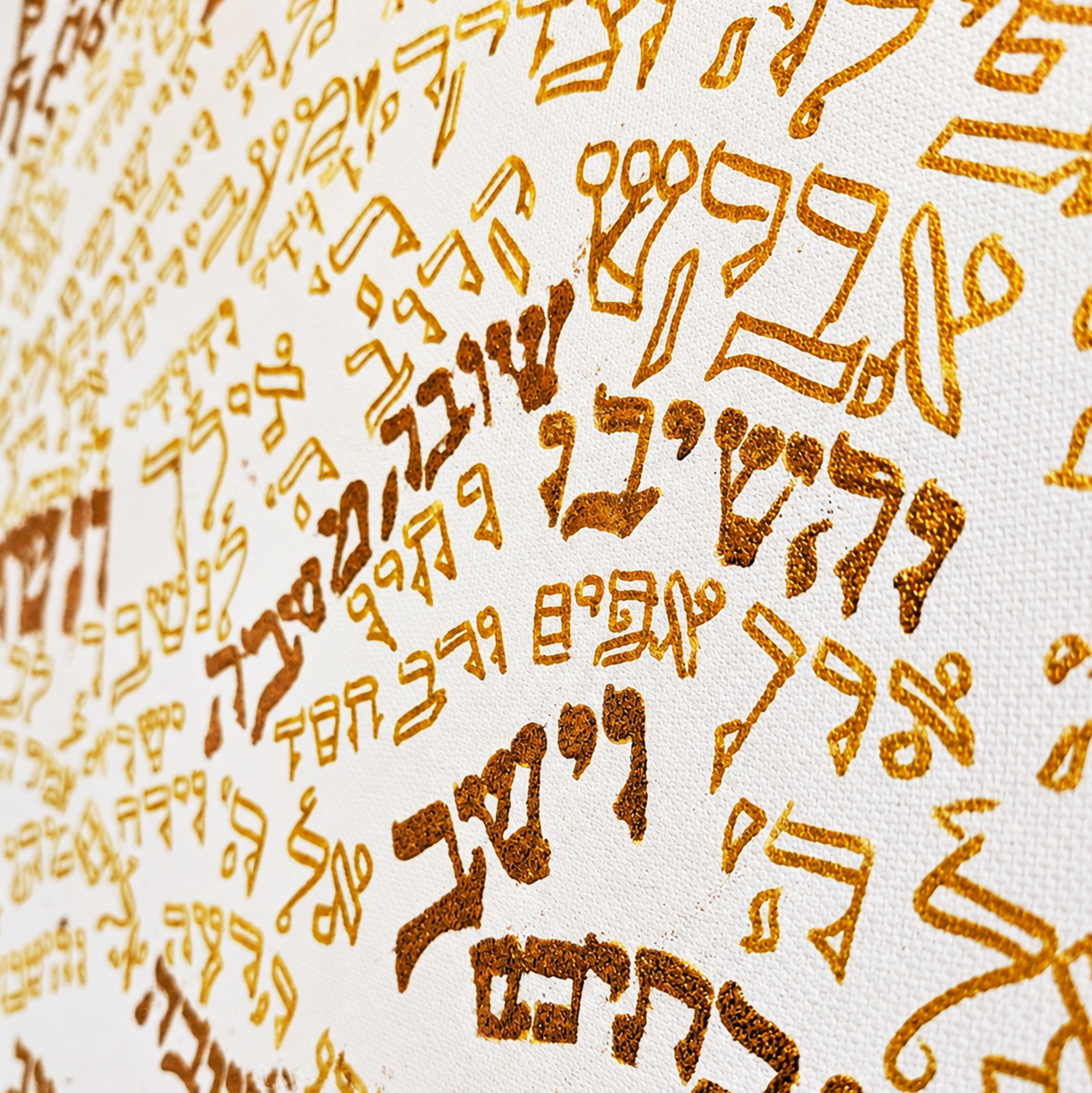 Close-up detail from The Message of the Shofar